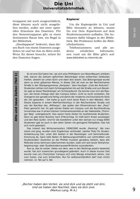 Fibel 2005 als PDF (3.0 MB) - StuRa - TU Chemnitz