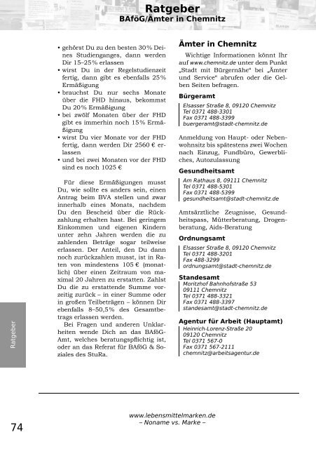 Fibel 2005 als PDF (3.0 MB) - StuRa - TU Chemnitz