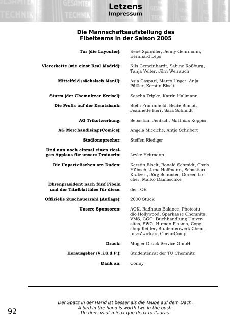 Fibel 2005 als PDF (3.0 MB) - StuRa - TU Chemnitz