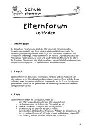 Elternforum - Primarschule Maschwanden