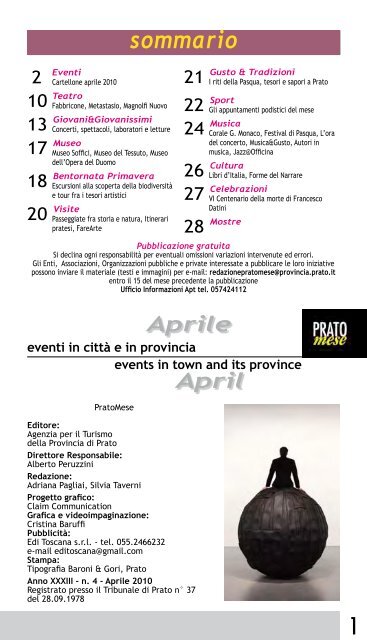 Aprile April - APT Prato