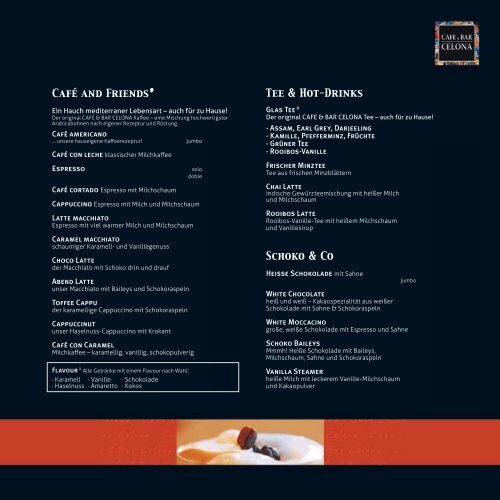 Cafe & Bar Celona Hauptkarte (ca. 5MB, PDF