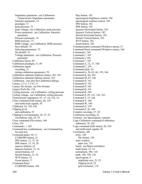 User's Manual - Cornell Lab of Ornithology - Cornell University