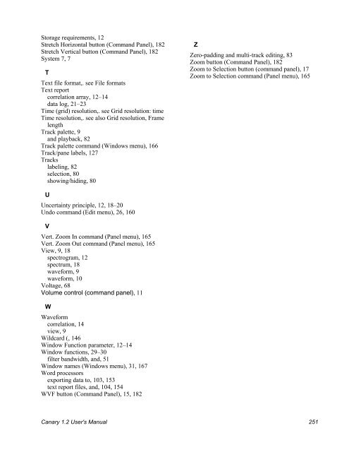 User's Manual - Cornell Lab of Ornithology - Cornell University