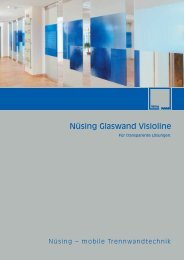 Nüsing Glaswand Visioline