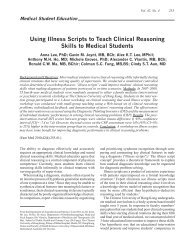 Using Illness Scripts to Teach Clinical Reasoning Skills to ... - STFM