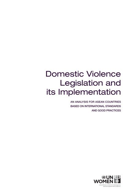 Domestic Violence Legislation and its Implementation