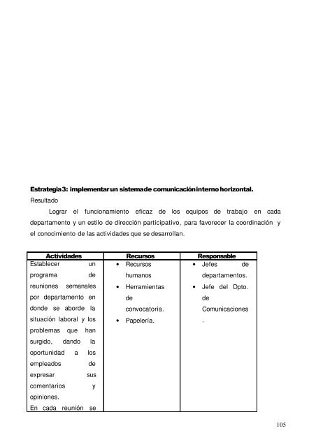 propuesta de plan de comunicacion institucional - DSpace ...