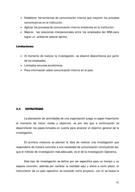 propuesta de plan de comunicacion institucional - DSpace ...