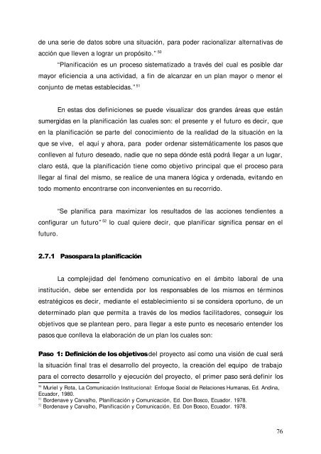 propuesta de plan de comunicacion institucional - DSpace ...