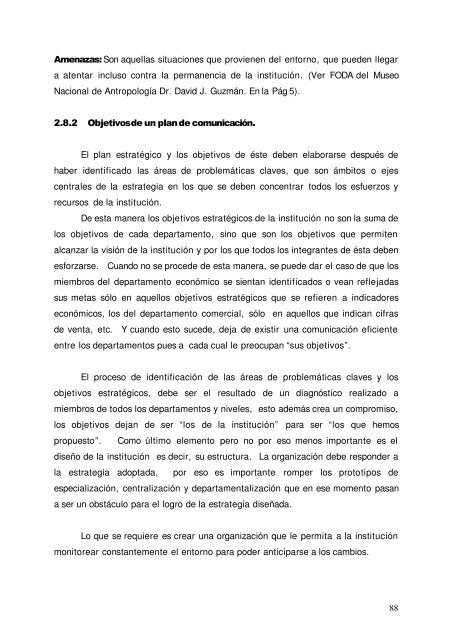 propuesta de plan de comunicacion institucional - DSpace ...