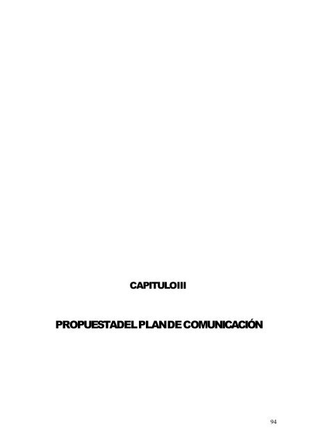 propuesta de plan de comunicacion institucional - DSpace ...