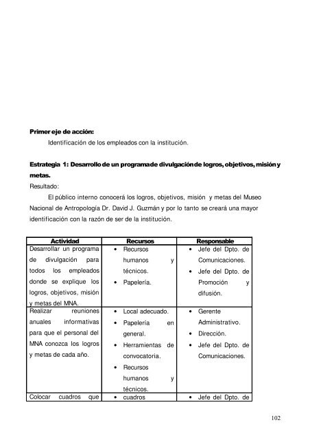 propuesta de plan de comunicacion institucional - DSpace ...