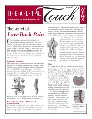 The Secret Of Low-Back Pain - Ben Benjamin
