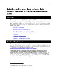 QuickBooks Payment Card Industry Data Security Standard (PCI ...