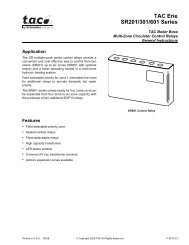 TAC Erie SR201/301/601 Series - Patriot Supply