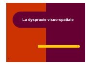 La dyspraxie visuo-spatiale - Sylvie Castaing