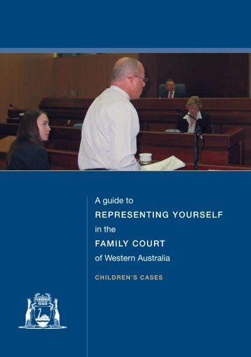 Handbook - Childrens Cases - Family Court of Western Australia