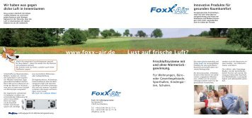 Fox -Air - FoxX-Air