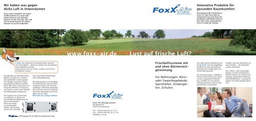 Fox -Air - FoxX-Air