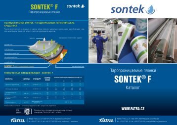 SONTEKÂ® F - Fatra