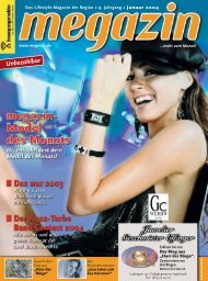 Das Lifestyle-Magazin Der Region • 9. Jahrgang • Januar - Megazin