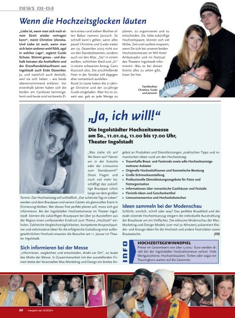 Das Lifestyle-Magazin Der Region • 9. Jahrgang • Januar - Megazin