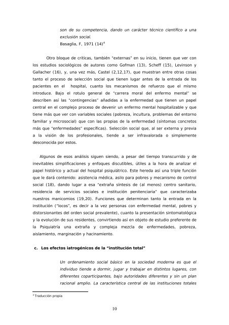 Los Hospitales PsiquiÃ¡tricos en la(s) reforma(s). Notas para orientar ...