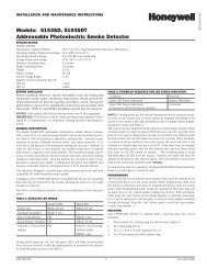 5193SD, 5193SDT Addressable Photoelectric Smoke ... - Syscom