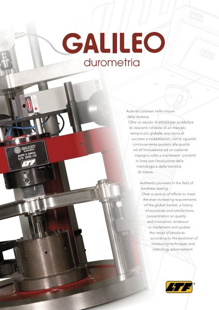 GALILEO primary hardness standardizing machines - EN / Hahn+Kolb