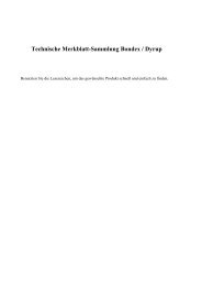 Technische Merkblatt-Sammlung Bondex / Dyrup - Fachhandel ...