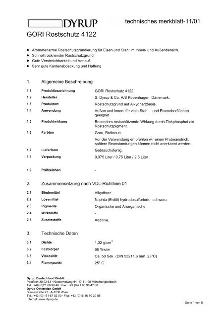 Technische Merkblatt-Sammlung Bondex / Dyrup - Fachhandel ...