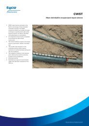 DATASHEET - CWST - Heat-shrinkable wraparound repair sleeve