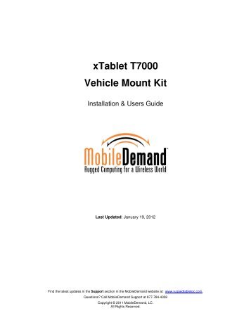 T7000 Vehicle Wiring Kit-10,11,14 Installation Guide - MobileWorxs