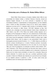 Entrevista com o Professor Dr. Robert Wilton Wilcox (Northern ...