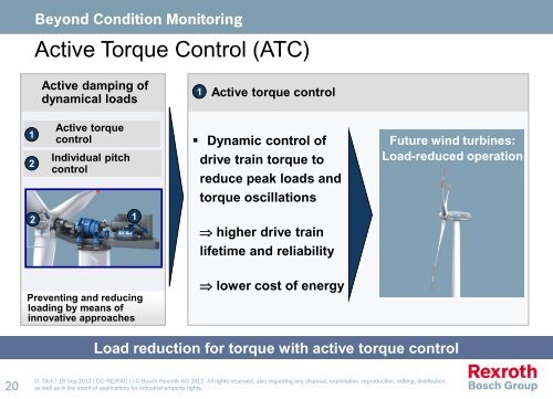 Holistic Condition Monitoring for Wind Turbines - Bosch Rexroth