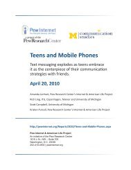 Teens and Mobile Phones | Pew Internet and American Life Project