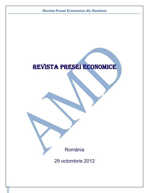 Revista Presei Economice