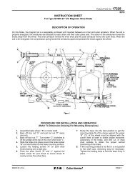 Type GH505 DC Magnetic Shoe Brake - 23 - Duke Brakes