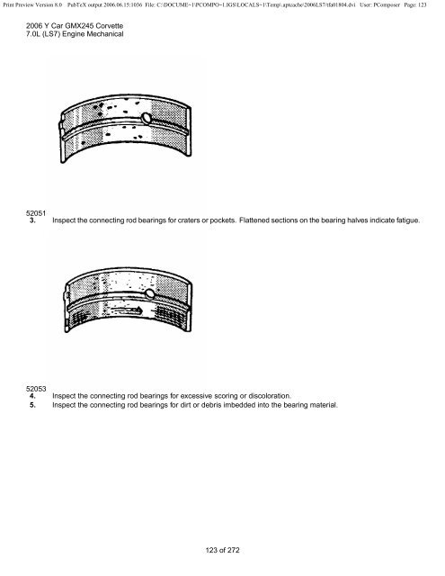 LS7 Corvette Mechanical Repair Specs (PDF) - Bakes Online