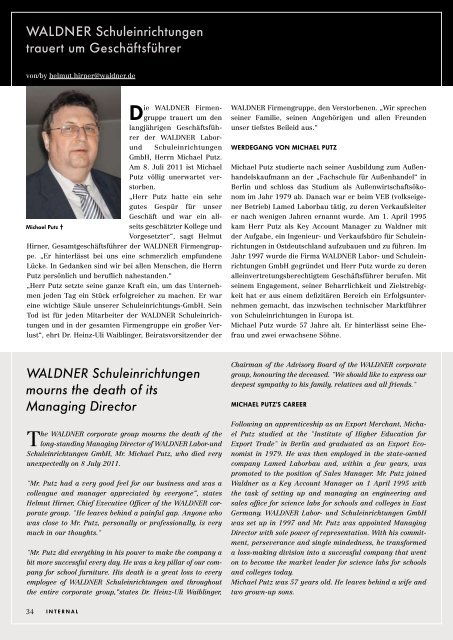 WALDNER Brief - Waldner Firmengruppe