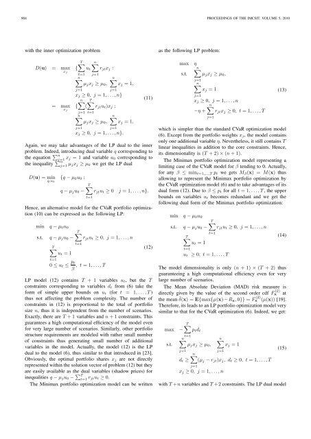 Efficient Portfolio Optimization with Conditional Value at Risk