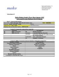 Attachment 2 Medco Balance Inquiry Payer Sheet January 2010 To ...