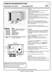 3:1 samon gasvarnarsystem - Samon AB