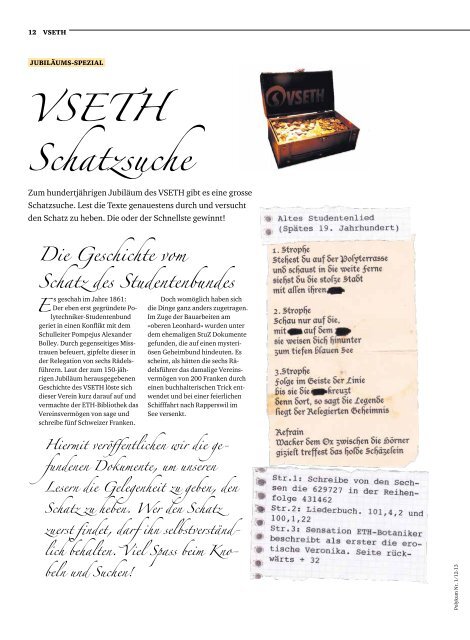 Heimat THEMA, Seite 20 - VSETH - ETH ZÃ¼rich