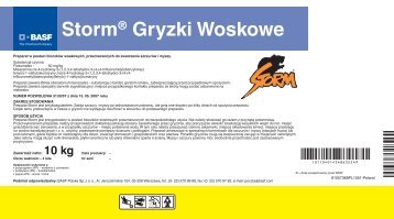 Storm® Gryzki Woskowe - BASF Pest Control Solutions Polska ...
