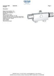 Description Mitigeur thermostatique 1/2