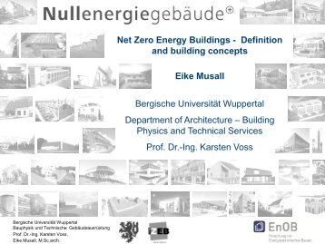 Net Zero Energy Buildings - LNEG