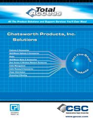 CSC Hot Product Guide - Communications Supply Corporation