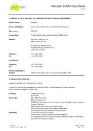 Toluene - Solvents Australia